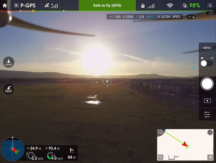 How far can you fly a Phantom 3 Standard?