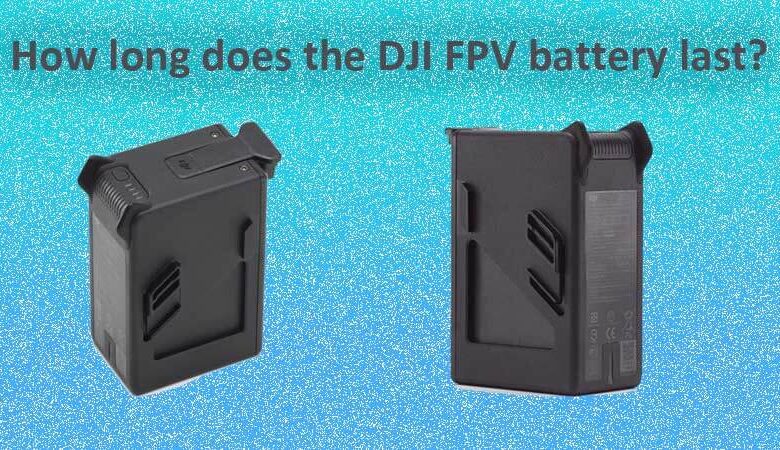 How long does the DJI FPV battery last?