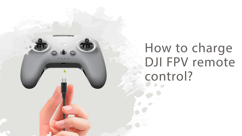 DJI FPV remote controller charging