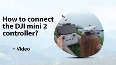 How to connect the DJI mini 2 controller?