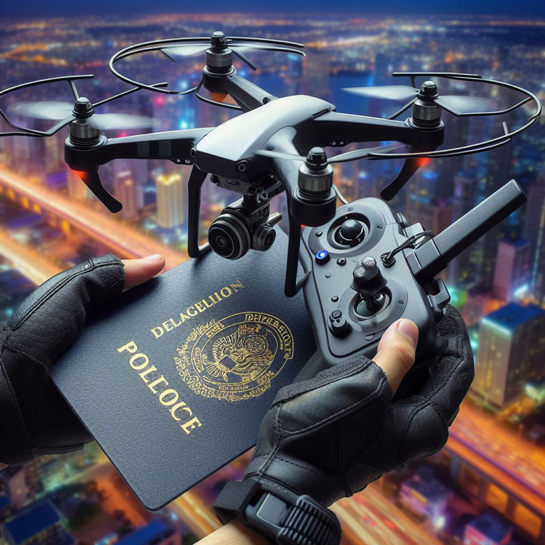What are the Police drones’ capabilities?
